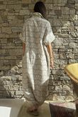 Royal Palm Pillow Cotton Dress Natural 